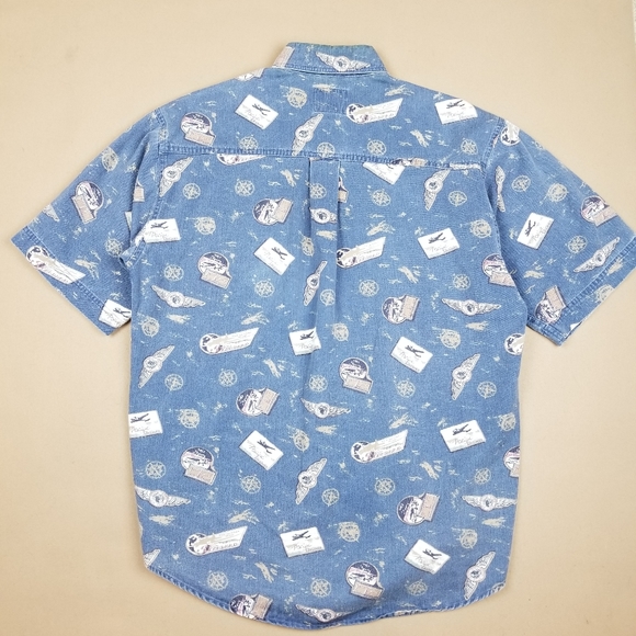 VTG 90's 00's Woolrich Aviation Airplanes Graphic - Picture 7 of 7